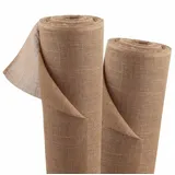Aquagart 70m x 1m Jutegewebe 215g/m2 Jutematte Gartenjute Jute Stoff Sackleinen Juteband