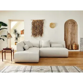 best mobilier Lisa Design Onyx Ecksofa links, aus stoff - Beige