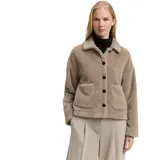 Tom Tailor Damen 1048129 Jacke Mit Taschen, grau XXL (44)