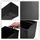 Kadax Blumenkasten 18 x 56 x 19,5 cm Schwarz