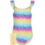 ZigZag Carly Badeanzug Gelb/Rosa 128