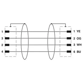 Phoenix Contact Netzwerkkabel VS-M12MS-IP #1403496