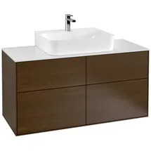 Villeroy & Boch Waschtischunterschrank 4 Auszüge 120 x 60,3 cm Nussbaum