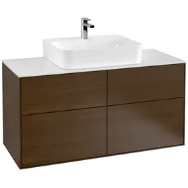 Villeroy & Boch Waschtischunterschrank 4 Auszüge 120 x 60,3 cm Nussbaum