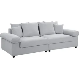 Atlantic Home Collection Big-Sofa "Bjoern", grau, B:233cm H:88cm T:111cm, ATLANTIC HOME COLLECTION, Sofas, Big-Sofa, mit Cord-Bezug, XXL-Sitzfläche, mit Federkern, frei im Raum stellbar