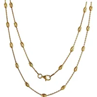 SilberDream Halskette 925 Silber vergoldet 45cm gold/silber
