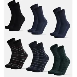 Danish Endurance Bamboo Business Socken 6er Pack Schwarz 43-46