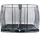 EXIT TOYS Elegant Inground-Trampolin 214 x 366 cm inkl. Economy Sicherheitsnetz grün