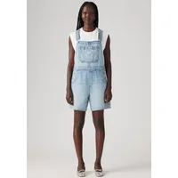 Levi's Latzhose "UTILITY SHORTALL", Damen, Gr. S (36), N-Gr, summer job, Web, Obermaterial: 100% Baumwolle, unifarben, relaxed fit ca. Mitte Oberschenkel, Hosen, Sommerhose im Five-Pocket Style