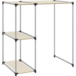 vidaXL Waschmaschinenregal Grau 87x55x90,5 cm Eisen