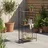Siena Garden Prato Regal 62 x 29 x 143 cm Schwarz Mosaik