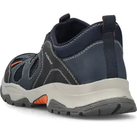Rieker B8350-14 Herren Dunkelblau/Orange 45