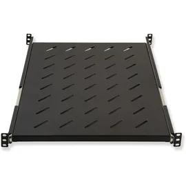 Link Schrankablage 19" Stahl 650 mm schwarz ausziehbar