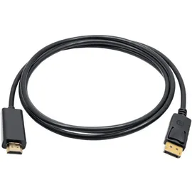 Akyga DisplayPort auf HDMI Kabel 1,8 m Schwarz