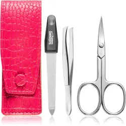 DuKaS Premium Line Solingen 892 Kosmetik-Reiseset Pink Crocodile