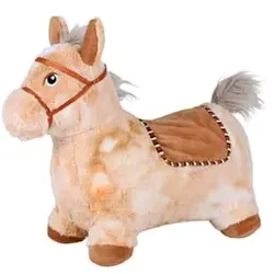 knorr toys Hüpftier Pferd, beige inkl. Luftpumpe