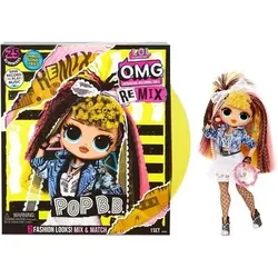 MGA 567257E7C L.O.L. Surprise OMG Remix- Doll 3- Pop B.B.