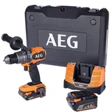 AEG 18V Schlagbohrschrauber BSB18C3BL-X02C PL Brushless Set Schlagbohrmaschine 1x 4,0 AhAkku 1x 2,0 Ah Akku im Koffer