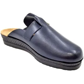 ROHDE 1511 Neustadt-H Schuhe Herren Sandalen Pantoletten Leder Clogs , Größe:39 EU, Farbe:Blau - Blau