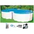 my pool bwt Achtformpool PREMIUM 300 x 470 x 135 cm inkl. Sandfilteranlage
