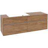 Villeroy & Boch Waschbeckenunterschrank Collaro 4 Auszüge 160 x 54,8 x 50 cm Kansas Oak