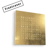 QLOCKTWO Earth 45 Frontcover Creator ́s Edition Gold
