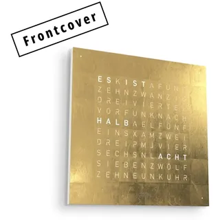 QLOCKTWO Earth 45 Frontcover Creator ́s Edition Gold