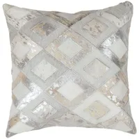 Kayoom Dekokissen Spark Pillow grau / Silber 45cm x 45cm