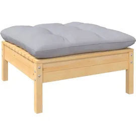 vidaXL Garten-Lounge-Set 14-tlg. grau Kiefer