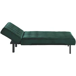 Atlantic Home Collection Pierre Chaiselongue, Polyester, Grün, 180 x 86 x 86 cm