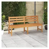 vidaXL Gartenbank 180 cm Massivholz Teak