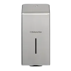 Kimberly-Clark ProfessionalTM Toiletten-Einzelblattspender 8972 , Material: rostfreies Edelstahl