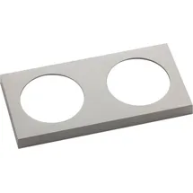 Berker Abdeckrahmen Integro Pure 2-fach Weiß