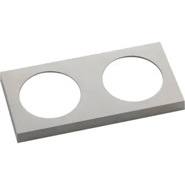 Berker Abdeckrahmen Integro Pure 2-fach Weiß
