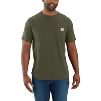 CARHARTT Force Relaxed Fit Midweight Pocket Arbeits-T-Shirt, Basil Heather Gr. M