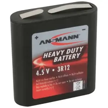 Ansmann Flachbatterie 3R12, Zink-Kohle, 4,5 V, 2000mAh, 10 Stück