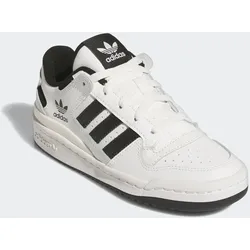 Sneaker ADIDAS ORIGINALS "FORUM LOW CL KIDS", Kinder, Gr. 37, schwarz-weiß (core weiß, core schwarz, core weiß), Baumwolle, sportlich, Schuhe