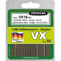 Heftklammer Prebena -  18 / 1000
