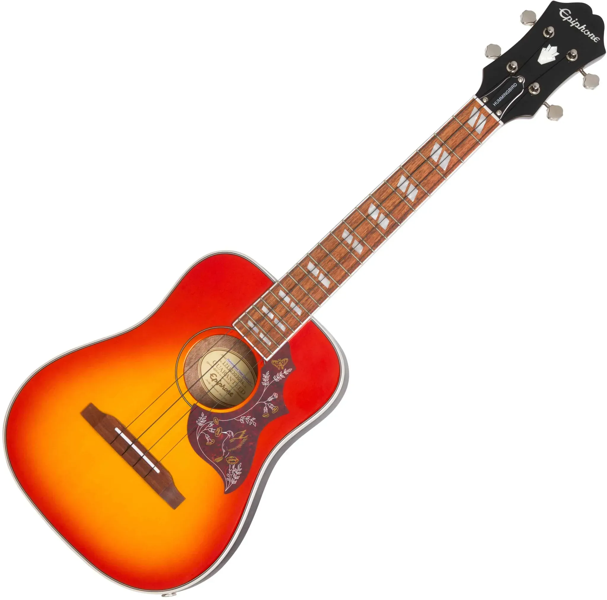 Epiphone Hummingbird Ukulele Tenor Faded Cherry Sunburst