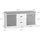 SoBuy FSR66 100 x 50 x 35 cm grau / grau