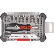 bosch professional zubehör Schraubendreher-Set mit Präzisions- und Standardbits 42tlg.