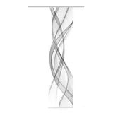 HOME WOHNIDEEN Home fashion FERROL Schiebevorhang Digitaldruck, Stoff, grau, 245 x 60 cm