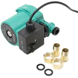 Atsoya 125W 10 Bar Wasserumwälzpumpe NPT 3/4 Umwälzpumpe RS15/9 Heizungspumpe Zirkulationspumpe Max Förderhöhe 9m Betriebsdruck mit 3 Schaltstufen