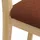 Mendler Esszimmer-Set HWC-F77, Sitzgruppe Esszimmergruppe, Massiv-Holz Kiefer Stoff Landhaus 110cm ~ natur Polster terrakotta