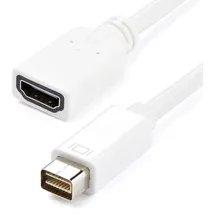 Startech StarTech.com Mini DVI auf HDMI®-Adapter Kabel - Mini DVI (Stecker) (32 pin) zu HDMI (Buchse) (19 pin) - für MacBooks® und iMacs®