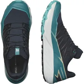 Salomon Thundercross Herren Carbon/Tahitian Tide/Peacock Blue 43,5