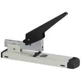 Relaxdays 2x Heftgerät Profi, 100 Blatt Beige,Schwarz,Silber