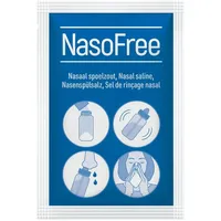 NasoFree Nasenspülsalz - Nasenspülsalz - 20 Päckchen - Salzlösung für die Nasendusche - Bei Schnupfen und Heuschnupfen - Nasenspülsalz für die Nasenspülung