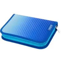 Herlitz Federmäppchen befüllt Dip Dye blau/türkis 31-teilig, 20,5 x 3,8 cm