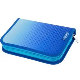Herlitz Federmäppchen befüllt Dip Dye blau/türkis 31-teilig, 20,5 x 3,8 cm
